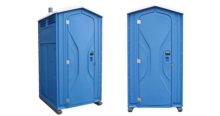 Long-term porta potty units on site in Honolulu, Hawaii